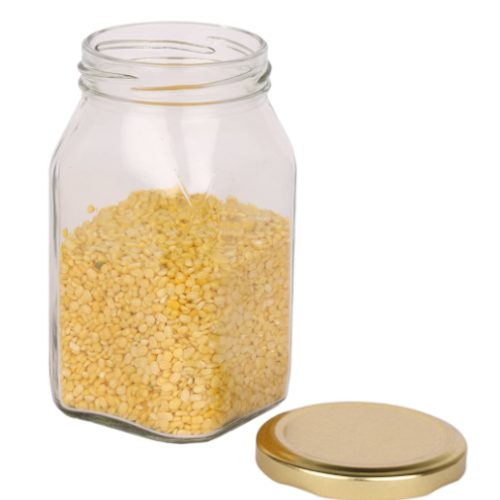 250 gm sqaure fancy jar